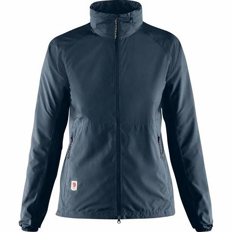 Fjallraven Women High Coast Trekking Jacket Navy PH292619 Philippines